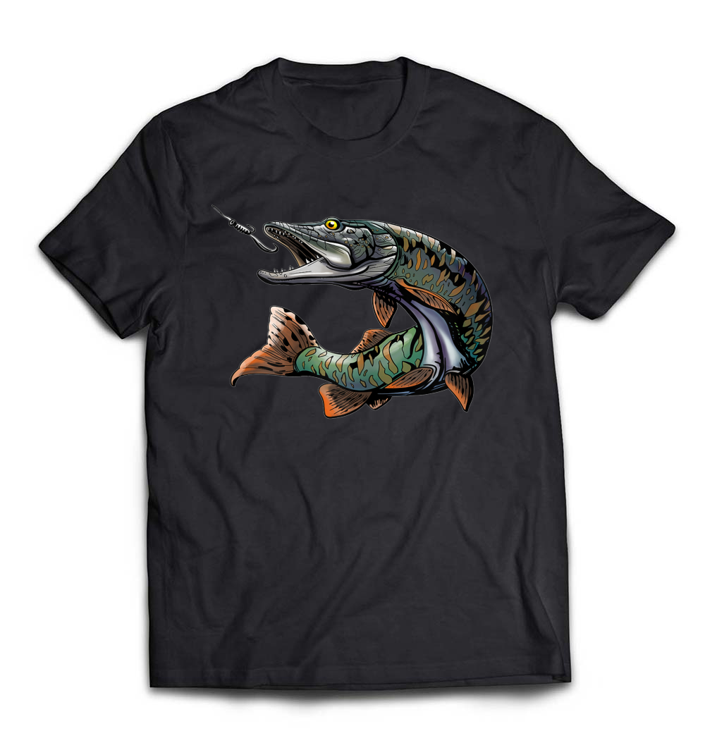 Fishing T-Shirt: Musky I Esox I Fisherman